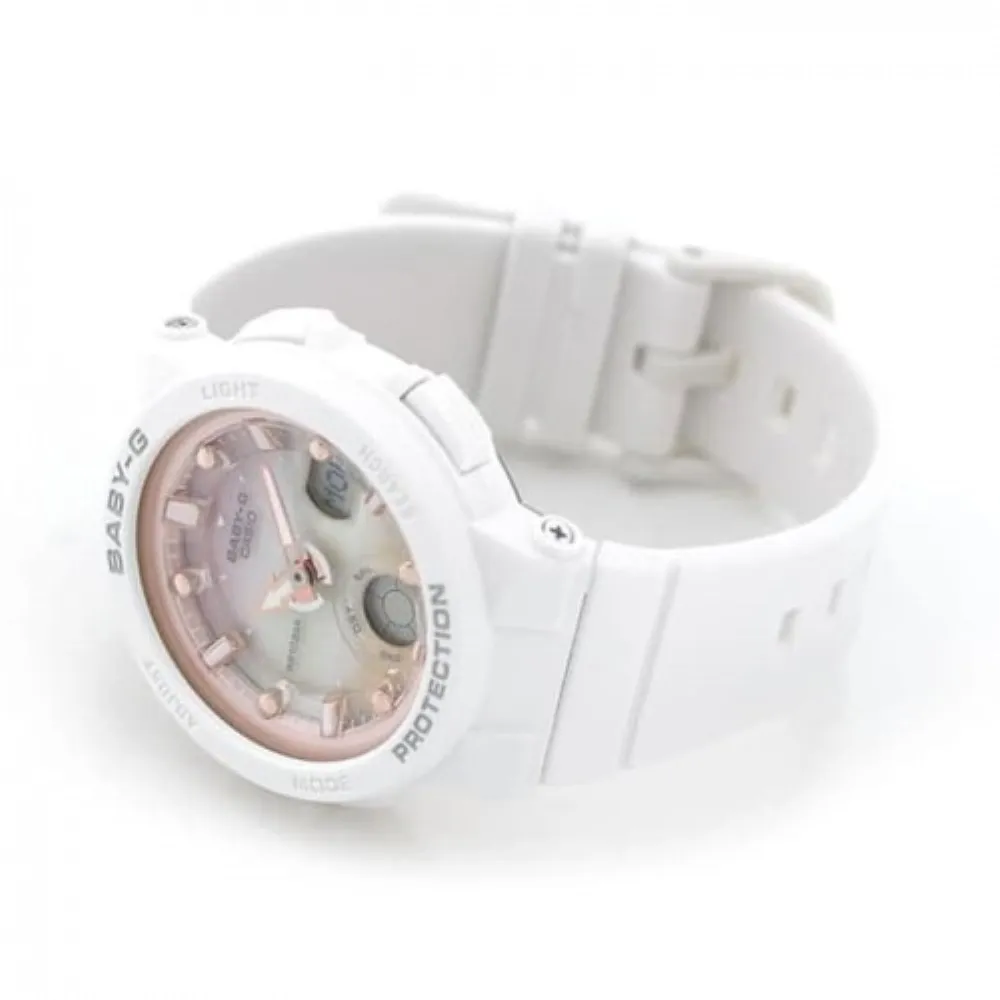 CASIO BABY-G BGA-250-7A2DR DIGITAL QUARTZ WHITE RESIN WOMEN'S WATCH