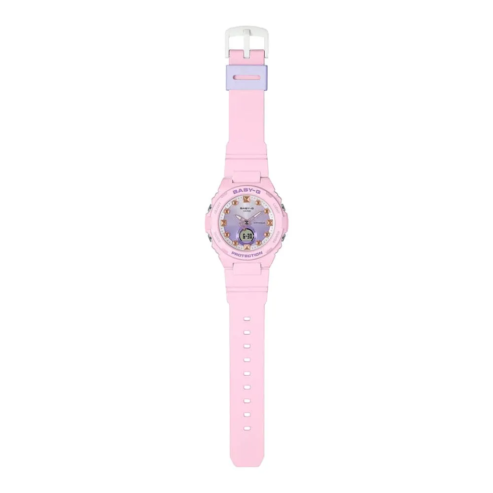 Casio Baby-G BGA-320 Series Pink Resin Strap Women Watch BGA-320-4ADR