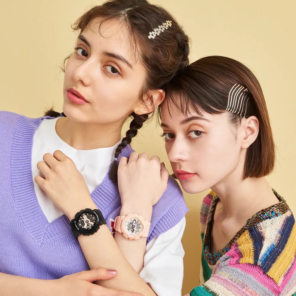 Casio Baby-G Black Resin Strap Women Watch BA-110XRG-1ADR-P