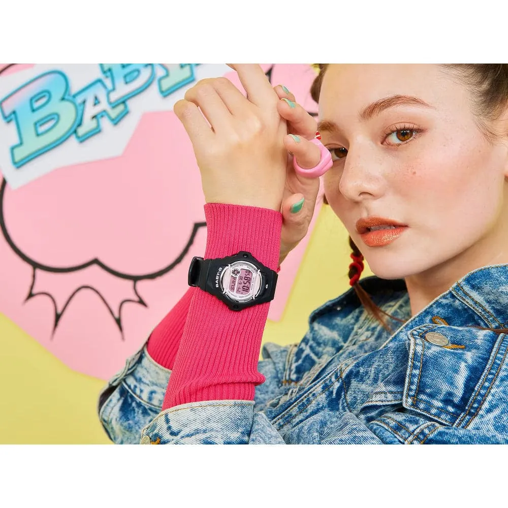 Casio Baby-G Digital Black Resin Strap Women Watch BG-169U-1CDR