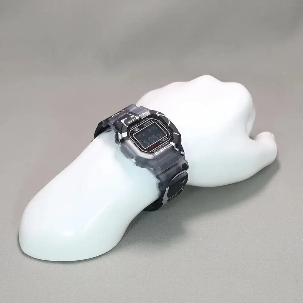 Casio Baby-G Digital Gray Resin Strap Men Watch DW-5000SS-1DR-P