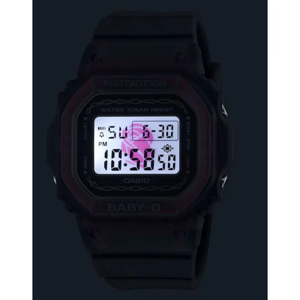 Casio Baby-G Digital Resin Strap Women Watch BGD-565RS-8DR