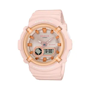 Casio Baby-G Pink Dial And Rubber Strap Women Watch BGA-280SW-4ADR