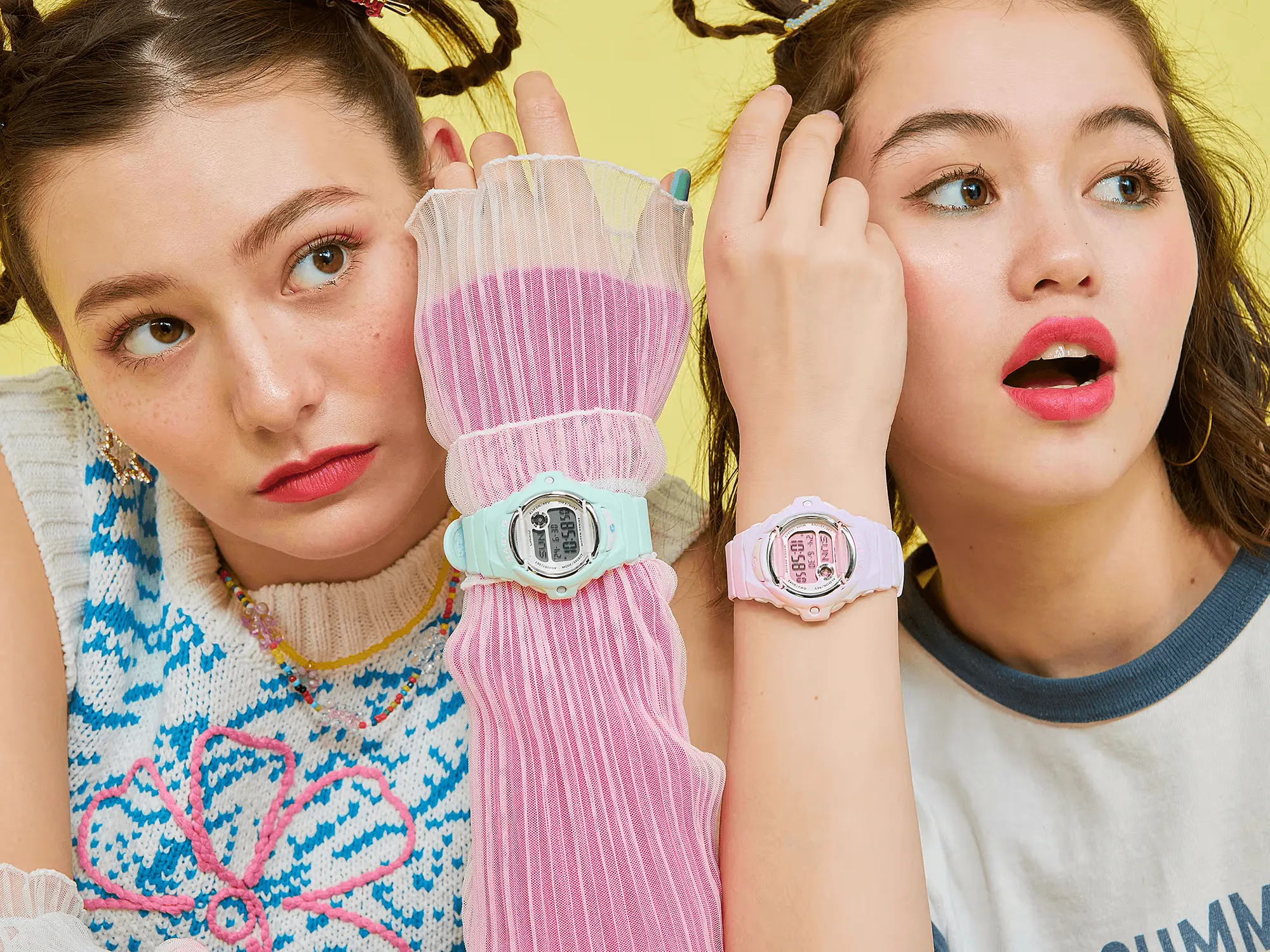 Casio Baby-G Pink Resin Strap Shock Resistant 200 Meter Digital Watch for Women BG-169U-4BDR