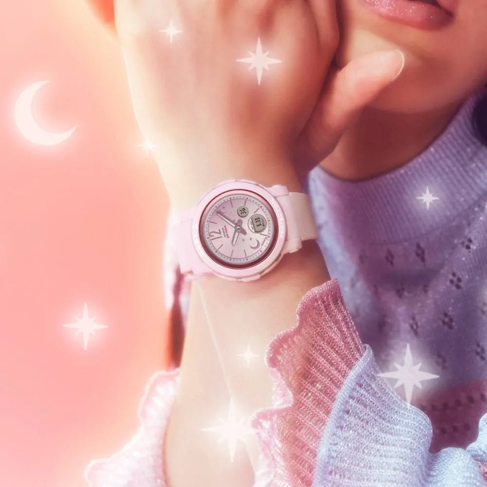 Casio Baby-G Pink Resin Strap Women Watch BGA-290DS-4ADR