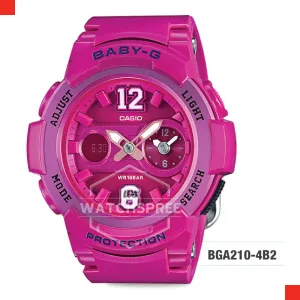 Casio Baby-G Sporty BGA-210 Series Standard Analog-Digital Ladies' Watch BGA210-4B2 BGA-210-4B2