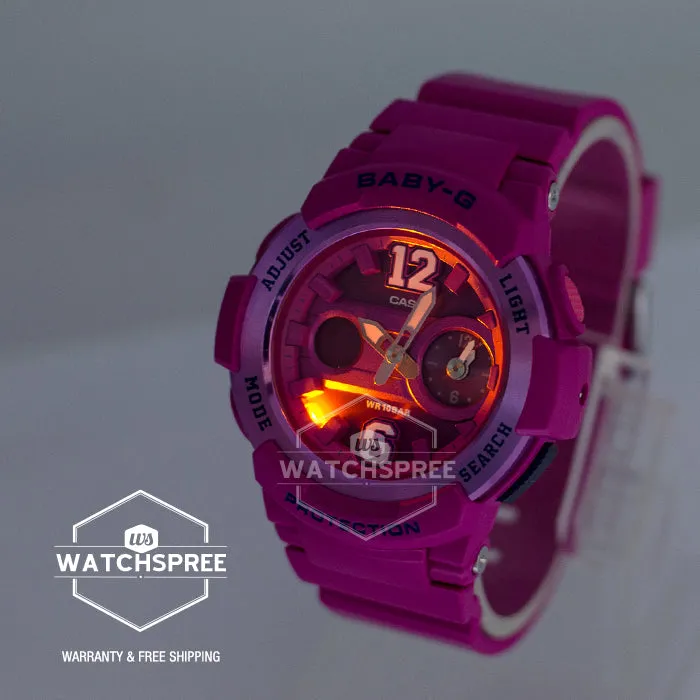 Casio Baby-G Sporty BGA-210 Series Standard Analog-Digital Ladies' Watch BGA210-4B2 BGA-210-4B2