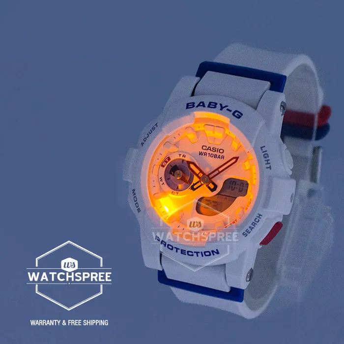 Casio Baby-G Standard Analog Digital Marine Tricolor Series Watch BGA185TR-7A BGA-185TR-7A