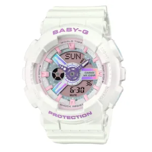 Casio Baby-G White Resin Strap Women Watch BA-110FH-7ADR