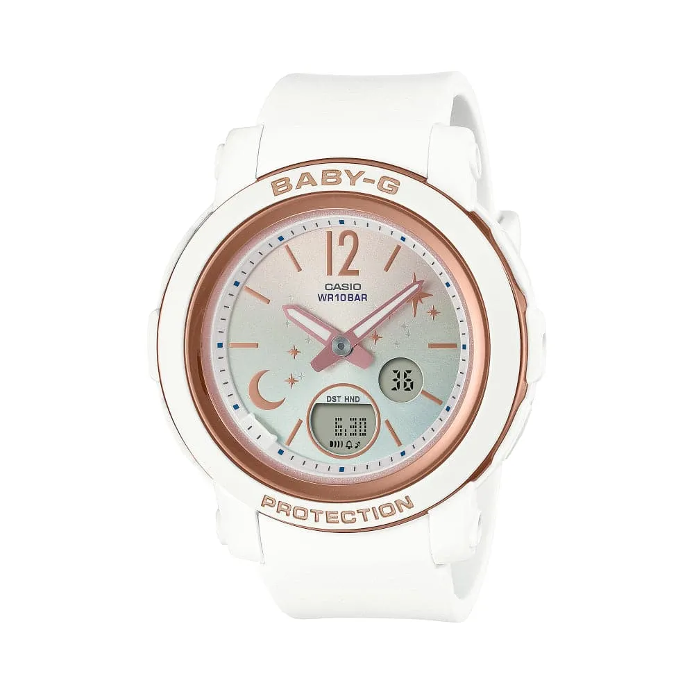 Casio Baby-G White Resin Strap Women Watch BGA-290DS-7ADR