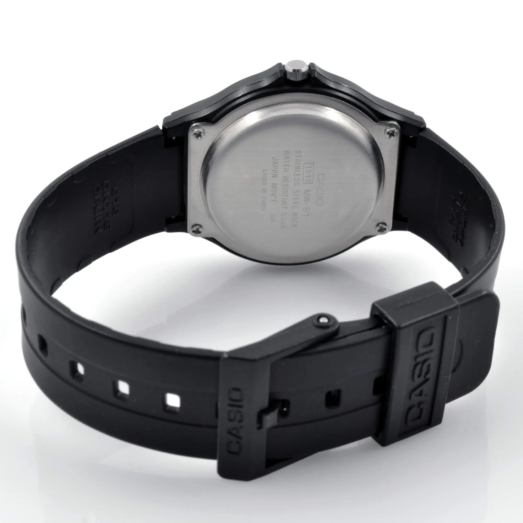 Casio Black Resin Case & Band Watch | MW61-7B