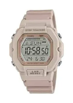 CASIO DIGITAL STEP TRACKER SOFT LATTE RESIN BAND LWS2200H-4A