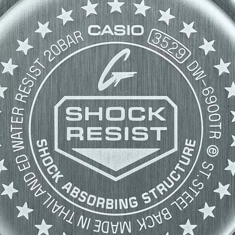 Casio G Shock 30th Anniversary Edition Digital Watch Red DW-6900TR-4ER