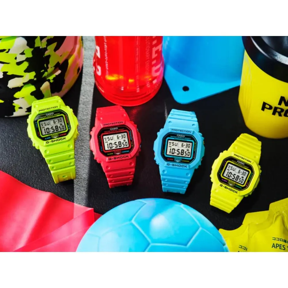 Casio G-Shock 5600 Series Digital Green Resin Strap Men's Watch DW-5600EP-9DR