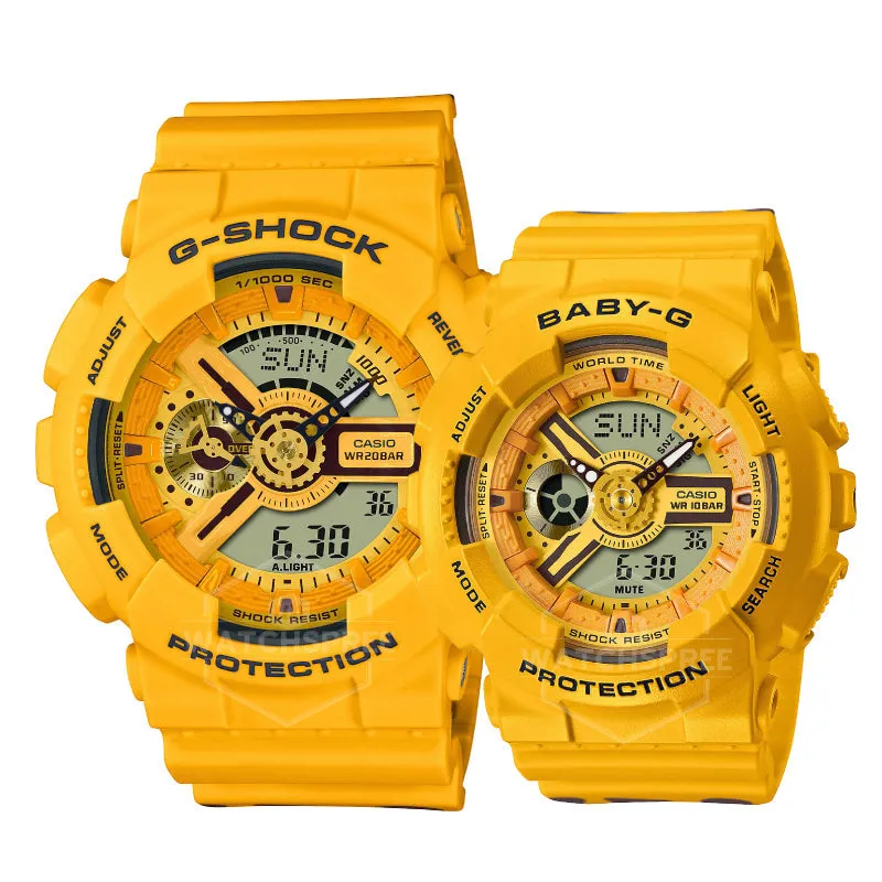 Casio G-Shock & Baby-G Honey-Inspired 2022 Limited Models SLV22A-9A SLV-22A-9A [Couple Watch Set]