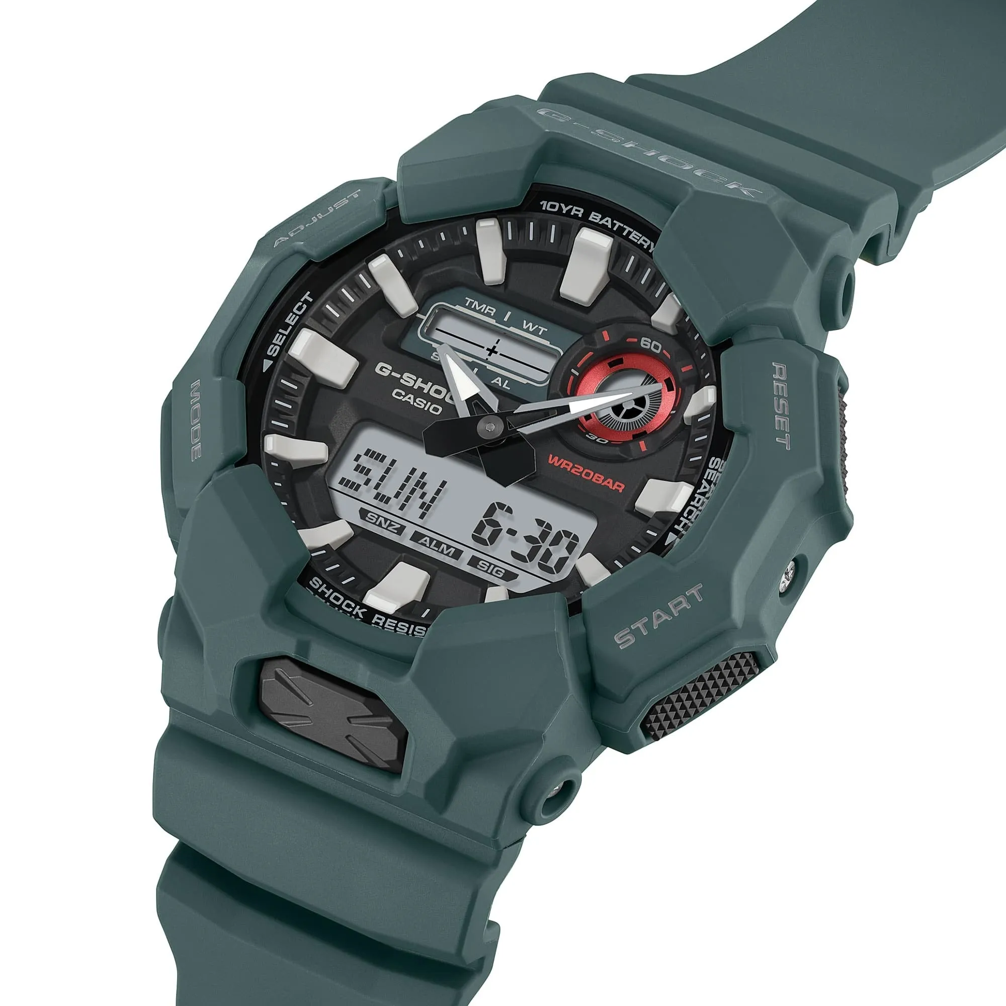 Casio G-Shock Analog-Digital Black Resin GA-010 With P Series