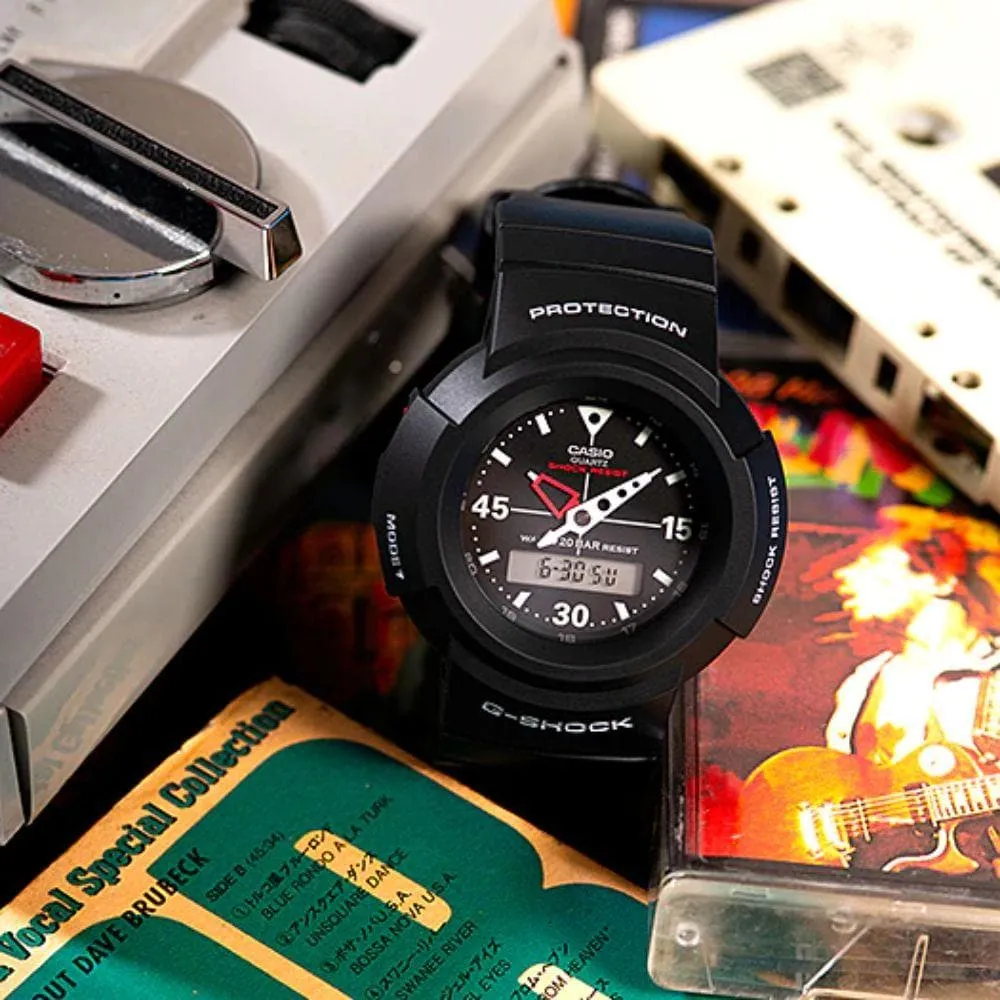 CASIO G-SHOCK AW-500E-1EDR REVIVAL SERIES ANALOG DIGITAL MEN'S WATCH