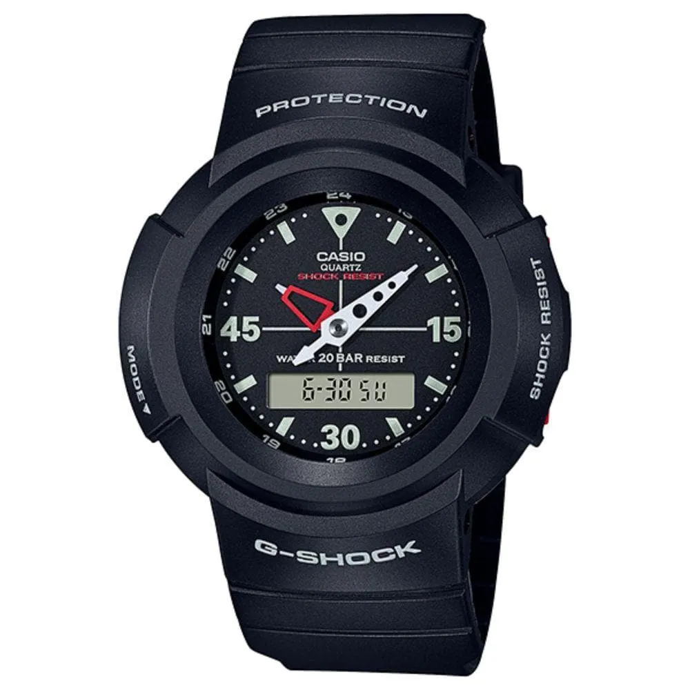 CASIO G-SHOCK AW-500E-1EDR REVIVAL SERIES ANALOG DIGITAL MEN'S WATCH