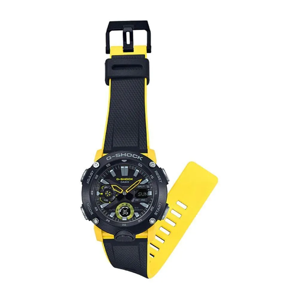 Casio G-Shock Black Dial Resin Strap Men Watch GA-2000-1A9DR-P