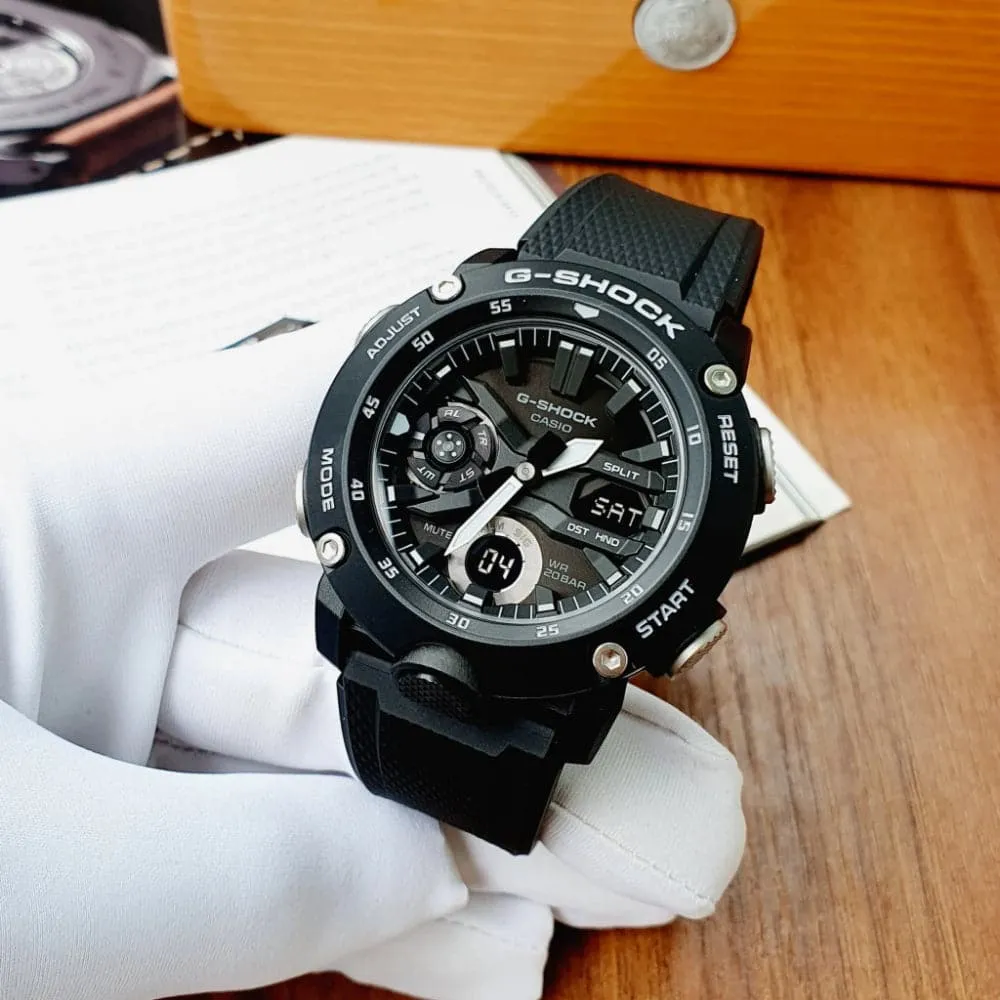 Casio G-Shock Black Dial Resin Strap Men Watch GA-2000S-1ADR-P