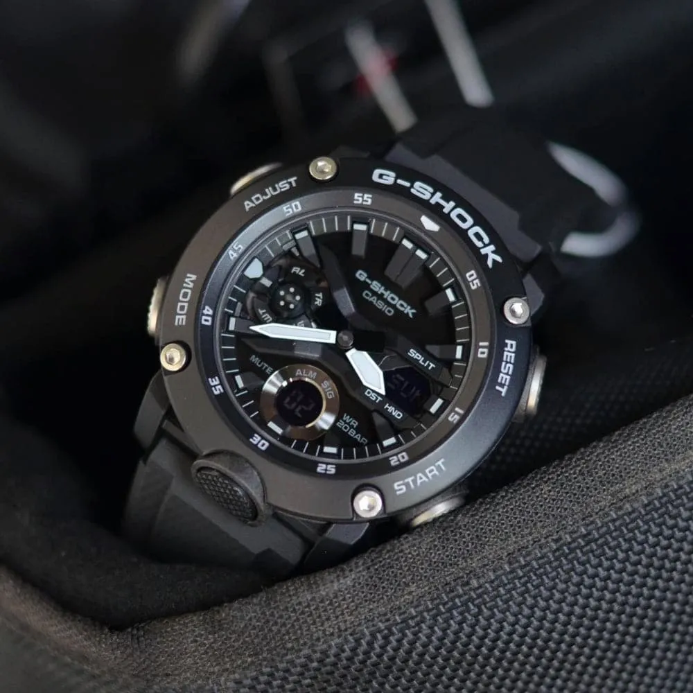 Casio G-Shock Black Dial Resin Strap Men Watch GA-2000S-1ADR-P