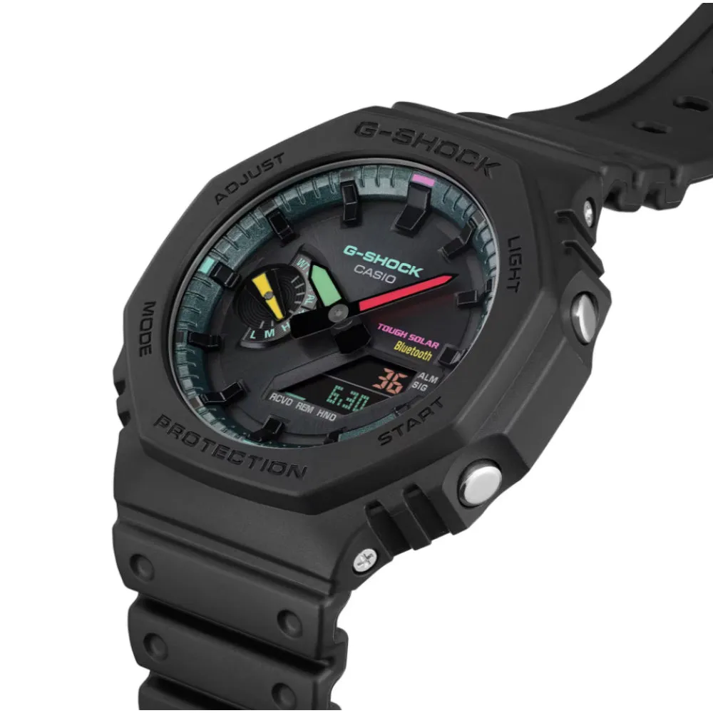 Casio G-Shock Black Matte Resin Strap Men Watch GA-B2100MF-1ADR