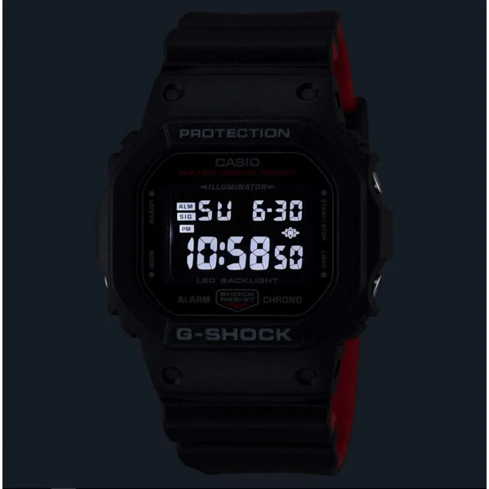 Casio G-Shock Black Resin Strap Men Watch DW-5600UHR-1DR