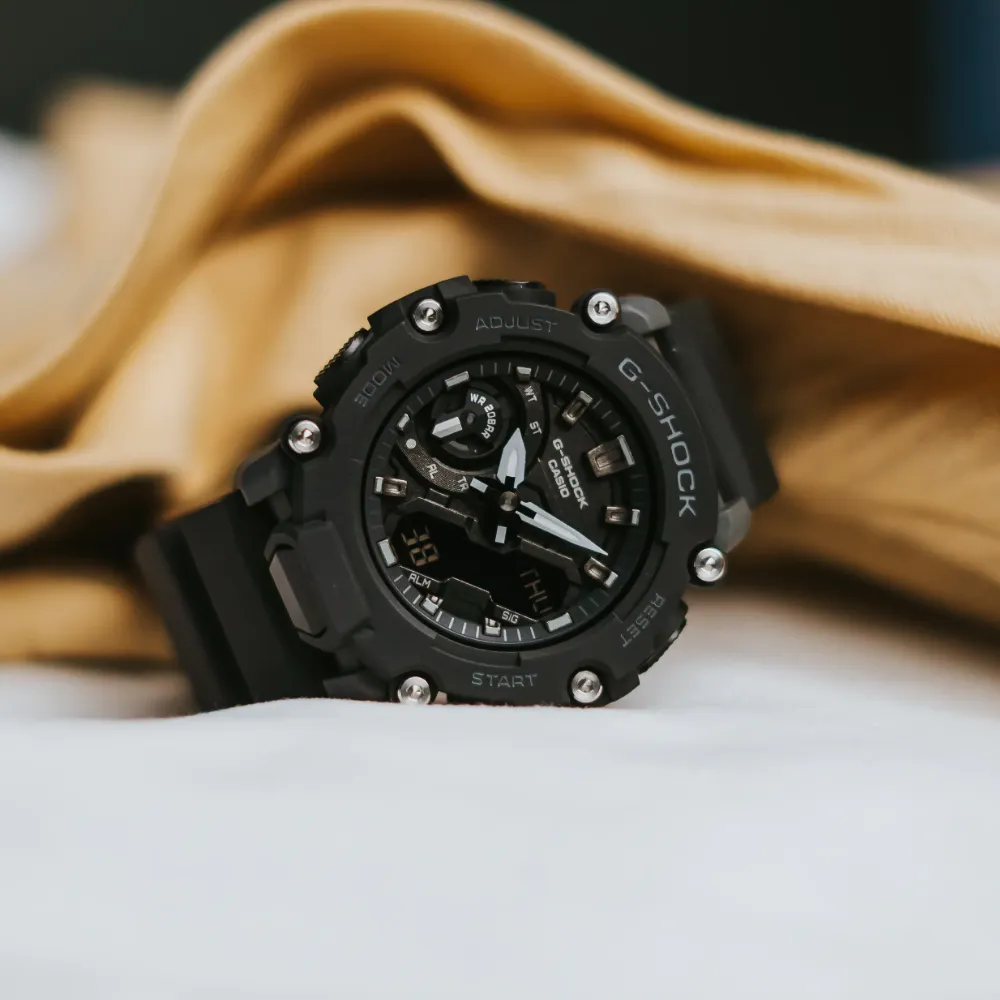 Casio G-Shock Black Resin Strap Men Watch GMA-S2200-1ADR-P