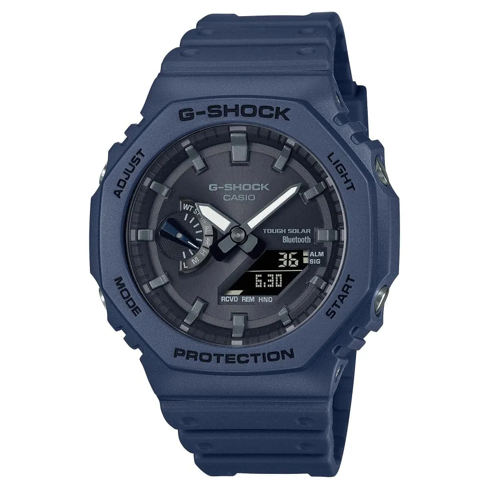 Casio G-Shock Blue Resin Strap Men Watch GA-B2100-2ADR-P
