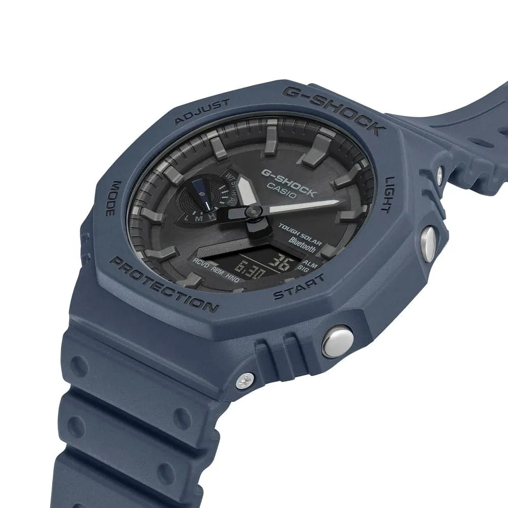Casio G-Shock Blue Resin Strap Men Watch GA-B2100-2ADR-P