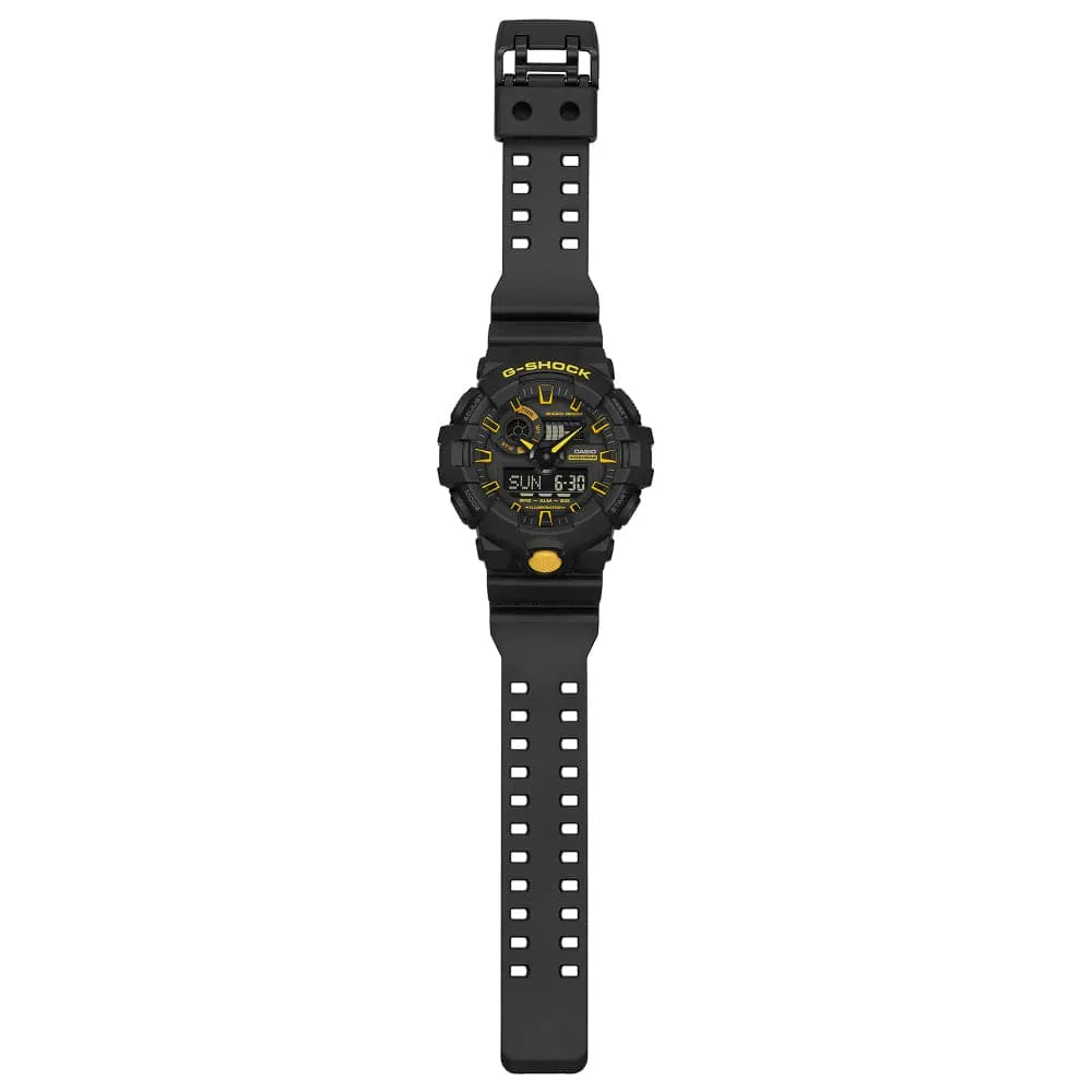 Casio G-Shock Digital-Analogue Black Resin Strap Men Watch GA-700CY-1ADR
