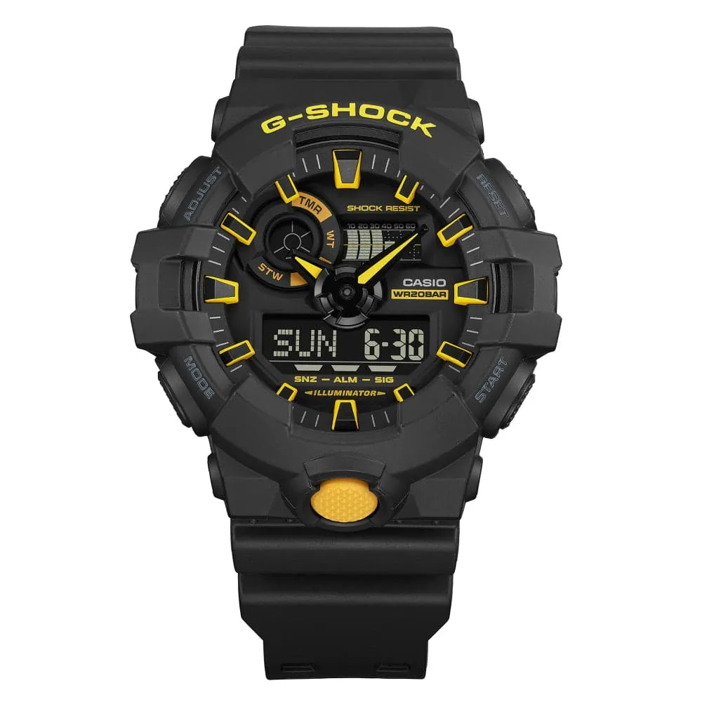 Casio G-Shock Digital-Analogue Black Resin Strap Men Watch GA-700CY-1ADR