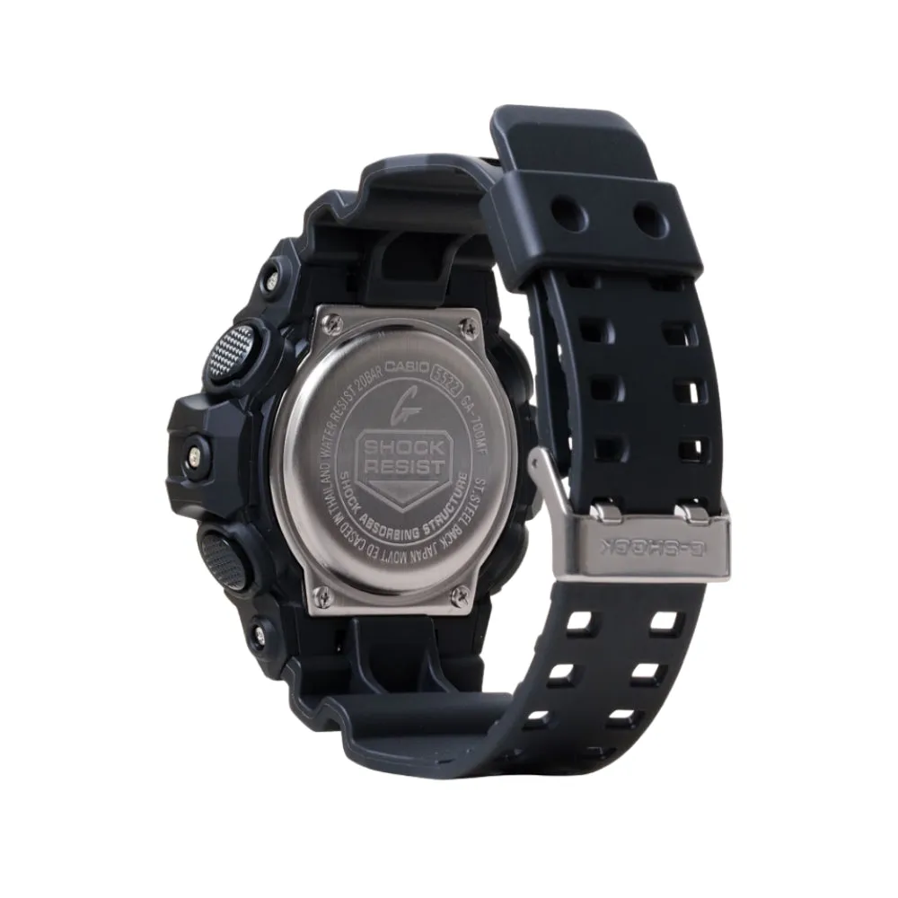 Casio G-Shock Digital-Analogue Black Resin Strap Men Watch GA-700MF-1ADR