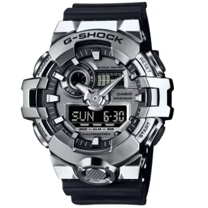 Casio G-Shock Digital-Analogue Black Resin Strap Men Watch GM-700-1ADR