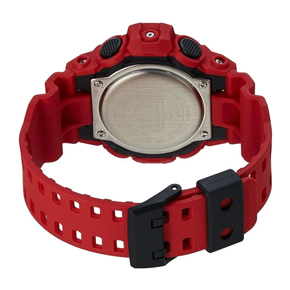 Casio G-Shock Digital-Analogue Red Resin Strap Unisex Watch GA-700-4ADR-P