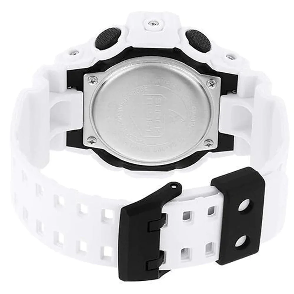 Casio G-Shock Digital-Analogue White Resin Strap Men Watch GA-700-7ADR-P