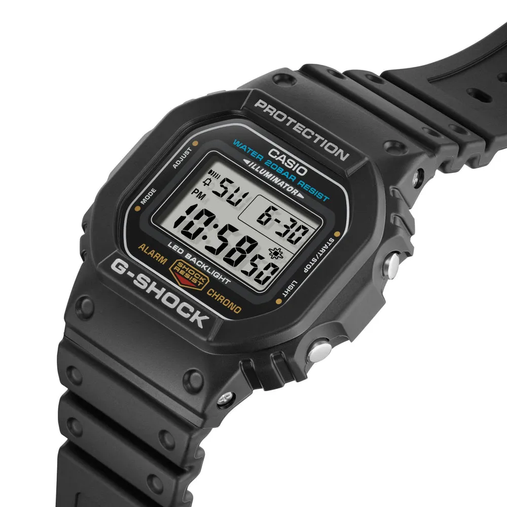 Casio G-Shock Digital Black Resin Strap Men Watch DW-5600UE-1DR-P