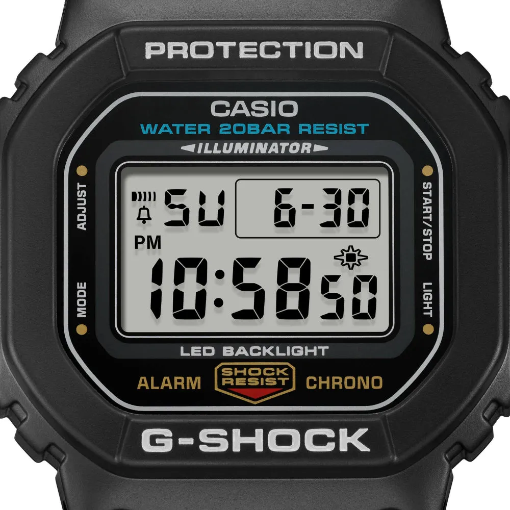 Casio G-Shock Digital Black Resin Strap Men Watch DW-5600UE-1DR-P