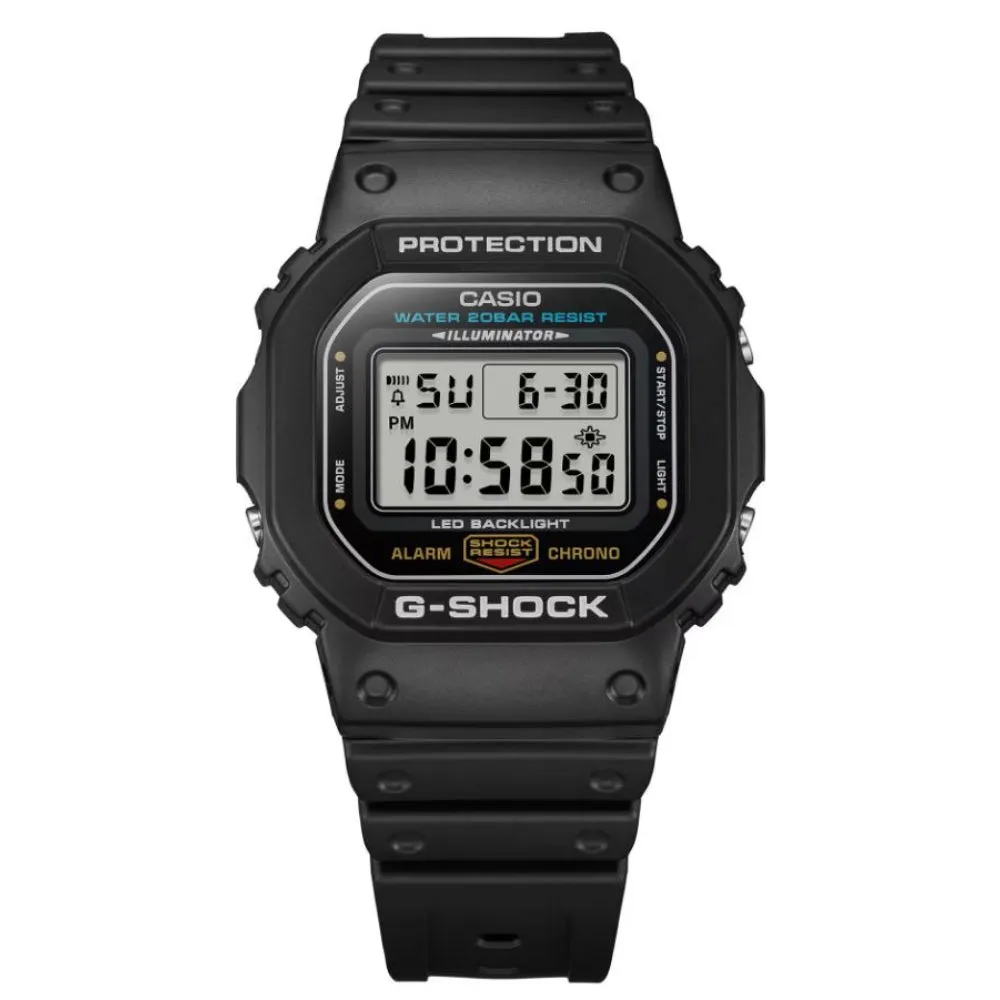 Casio G-Shock Digital Black Resin Strap Men Watch DW-5600UE-1DR-P