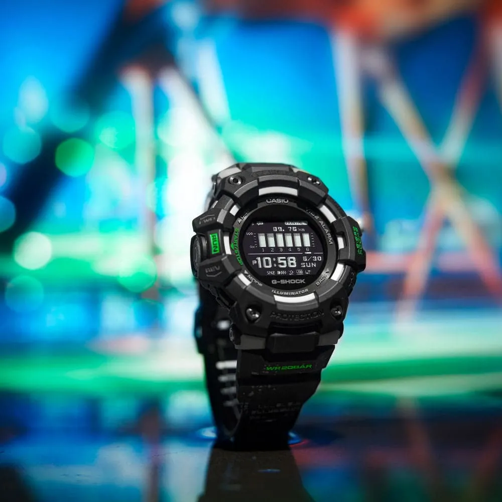 Casio G-Shock Digital Black Resin Strap Men Watch GBD-100LM-1DR