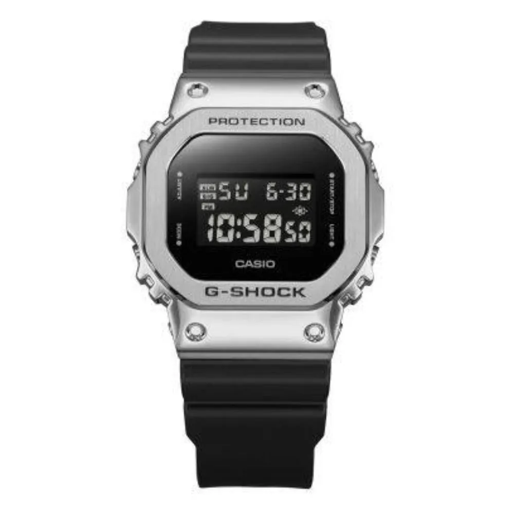 Casio G-Shock Digital Black Resin Strap Shock Resistant Men's Watch GM-5600U-1DR