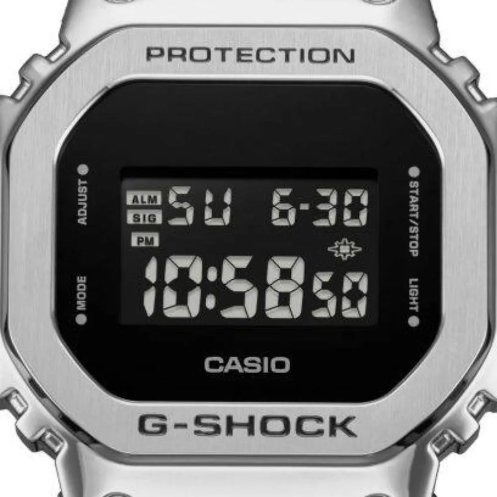 Casio G-Shock Digital Black Resin Strap Shock Resistant Men's Watch GM-5600U-1DR