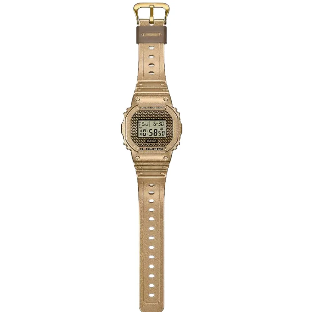 Casio G-Shock Digital Gold Resin Strap Men Watch DWE-5600HG-1DR-P