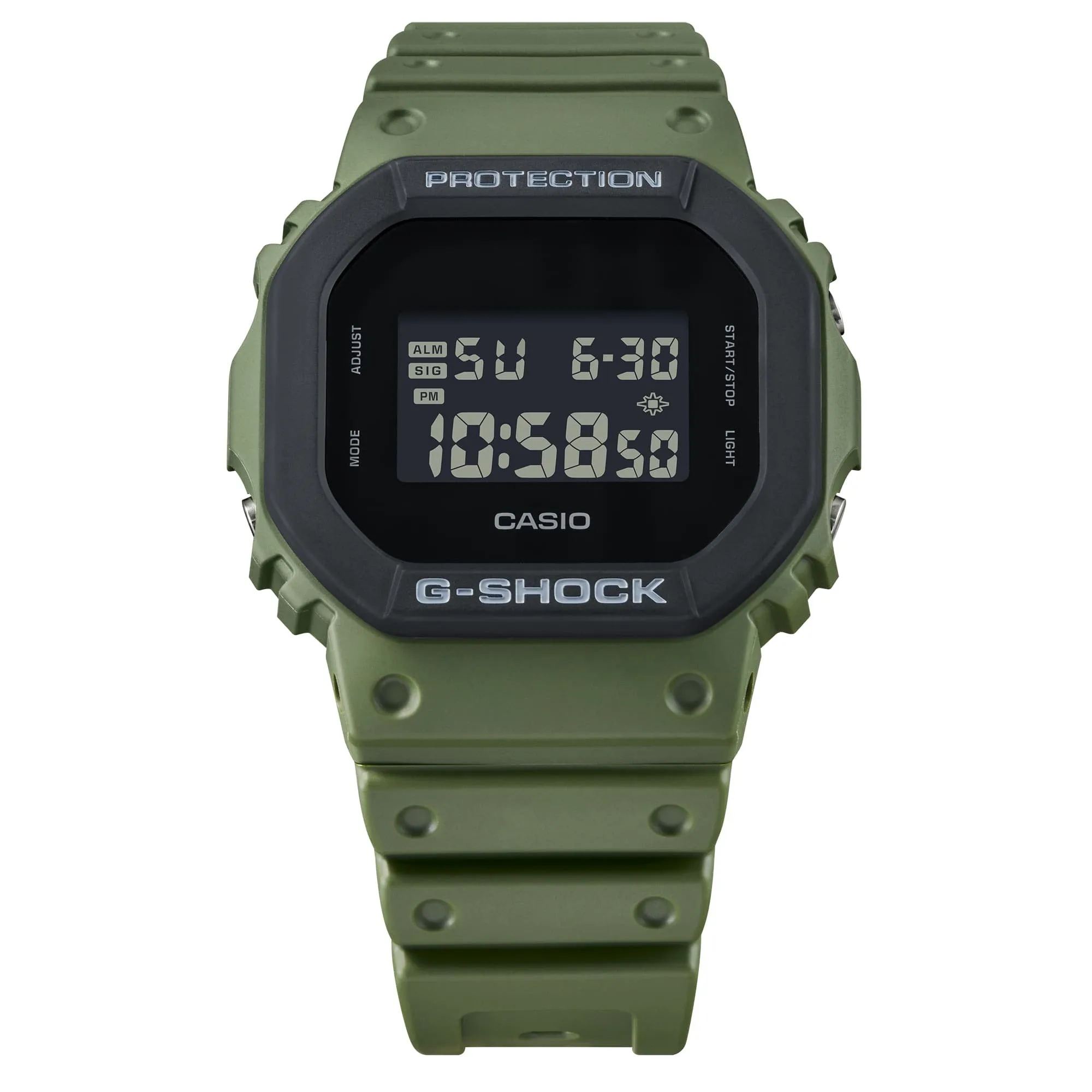 Casio G-Shock Digital Green Resin Strap Men Watch DW-5610UU-3DR-P