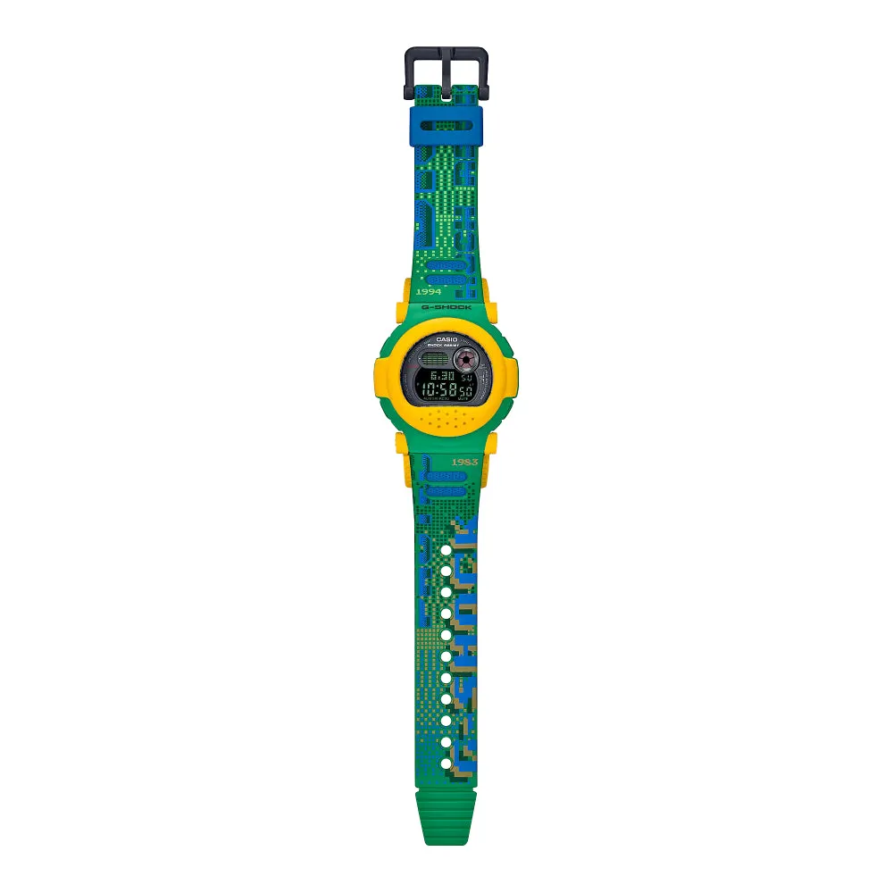 Casio G-Shock Digital Green Resin Strap Men Watch G-B001RG-3DR-P
