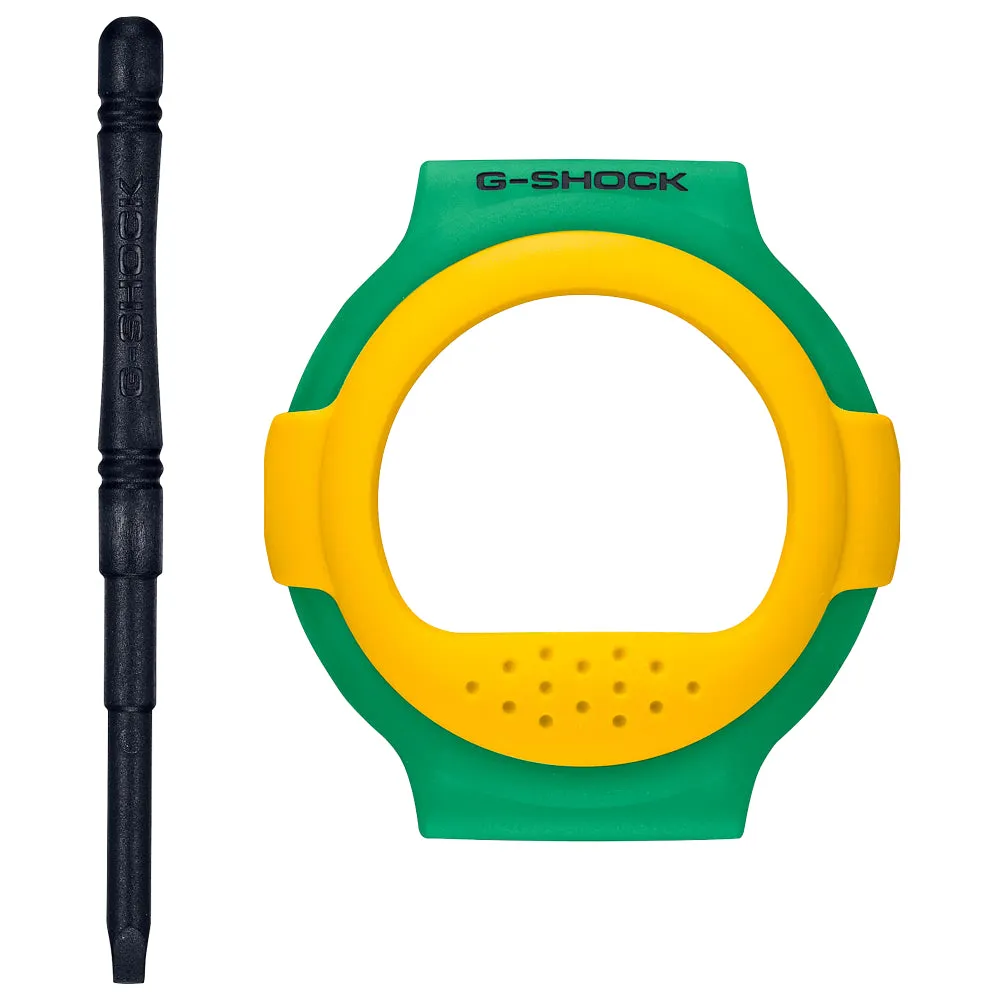Casio G-Shock Digital Green Resin Strap Men Watch G-B001RG-3DR-P