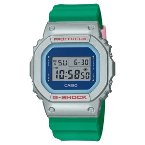 Casio G-Shock Digital Green Resin Strap Unisex Watch DW-5600EU-8A3DR-P