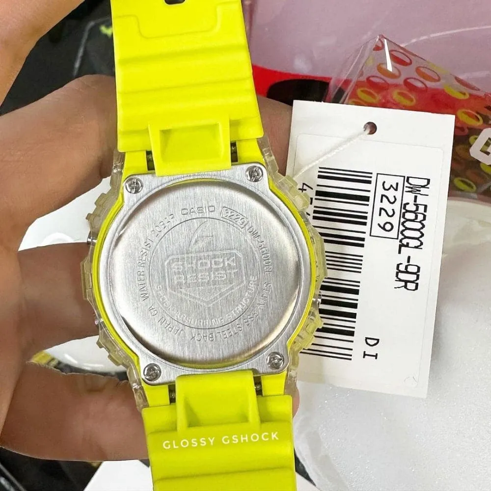 Casio G-Shock Digital Mint Green Resin Strap Unisex Watch DW-5600GL-9DR
