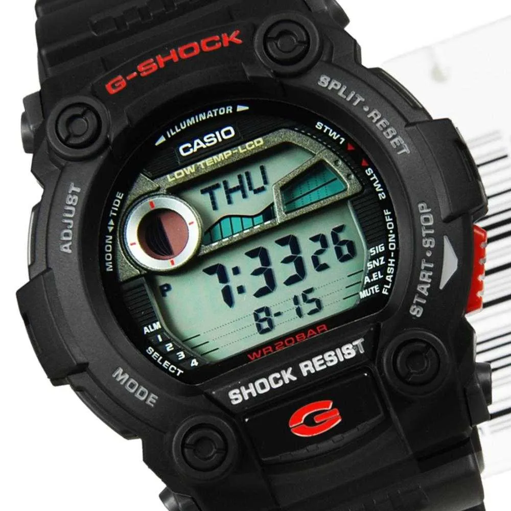 Casio G-Shock DIGITAL QUARTZ SHOCK RESISTANT BLACK RESIN MEN'S WATCH G-7900-1DR