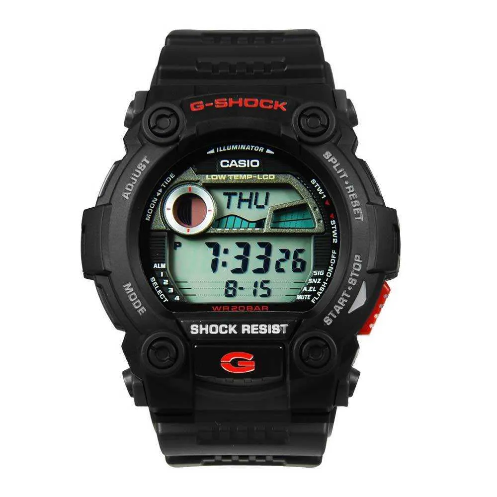 Casio G-Shock DIGITAL QUARTZ SHOCK RESISTANT BLACK RESIN MEN'S WATCH G-7900-1DR